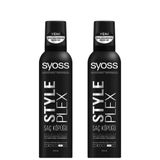 Syoss Style Plex Saç Köpüğü, 250 ml, 2'li Set