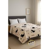 Syr Home Soft Touch Çift Kişilik Modern Konfor Serisi Termal Battaniye YBT0015 - Renkli - 195 x 220 cm