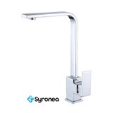 Syronea Square Kare Krom Mutfak Eviye Lavabo Bataryası Banyo Mutfak Musluk 360 Derece Döner Ağır Gövde
