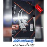 Syrox 67W Kablo Type-C To Type-C Hızlı Şarj & Data Kablosu 1mt Şarj Pd/qc 67W Type-C Şarj Kablosu Uyumlu Samsung Huawei Iphone 15 Pro Max Uyumlu Şarj Kablosu Hızlı