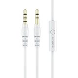 Syrox C118 Beyaz Audio 3.5 mm 1.5 m AUX Mikrofonlu Ses Aktarım Kablosu