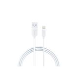 Syrox C12 2.0A 1.1 mt Beyaz Lightning USB Şarj ve Data Kablosu