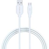 Syrox C67 2.0A 20 cm USB-A Micro USB Beyaz Şarj ve Data Kablosu