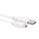 Syrox C84 1a 1 mt Beyaz 5pin Mini Usb V3 Mp3 Data Şarj Kablosu