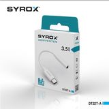 Syrox DT22T-A Type-C To 3.5mm Jack Kulaklık Çevirici Aux Dönüştürücü Adaptör