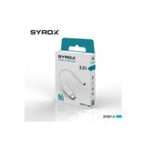 Syrox DT22T-A Type-C to 3.5mm Kulaklık Dönüştürücü AUX Adaptör USB-C Hi-Fi Ses Kalitesi Carx8