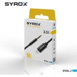 Syrox DT24L-J Lightning To Jack 3.5 mm Kulaklık Dönüştürücü Tüm Ios Telefonlar Ile Uyumlu Aux Dönüştürücü - Beyaz