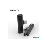 Syrox DT30T-TA 2'in 1'i Hem Şarj Hem Aux Ses 3.5 mm /Çift Giriş Type-C+Aux 3.5 mm Ses Dönüştürücü