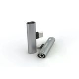 Syrox DT30T-TA Maxi Type-C 1X Type-C+1x3.5 mm AUX Gri Ses ve Şarj Ayırıcı Dönüştürücü