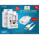 Syrox SYX-J47 Micro USB Şarj Cihazı 2.6A Adaptör