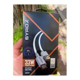 Syrox Vıa M35 Uyumlu 33W Watt Hızlı Turbo Şarj Kablosu Yerli Üretim