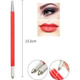 Sys Microblading Kalemi Kalıcı Makyaj 3 D Uygulama Kalemi - Kırmızı