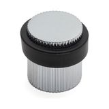 System 1016 Kapı Stoperi Yapışkanlı/Vidalı Krom Renk Çap 38 mm - 1 Adet