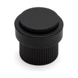 System 1016 Kapı Stoperi Yapışkanlı/Vidalı Siyah Renk Çap 38 mm - 1 Adet