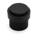 System 1017 Kapı Stoperi Yapışkanlı/Vidalı Siyah Renk Çap 32 mm - 1 Adet