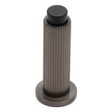 System 1018 Duvara Monte Kapı Stoperi Vidalı Füme Renk Çap 32 mm - 1 Adet