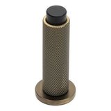 System 1019 Duvara Monte Kapı Stoperi Vidalı Antik Renk Çap 32 mm - 1 Adet