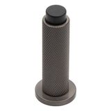 System 1019 Duvara Monte Kapı Stoperi Vidalı Füme Renk Çap 32 mm - 1 Adet