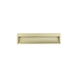 System 2163 Mat Altın Renk Gömme Kulp 160 Mm Renksiz Tek Ebat Ssy2163 0160 Bb-Bb