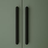 System 9404 Çekme/sürgü Kapı Kolu Mat Siyah 19.2 cm (Iki Delik Arası Mesafe)