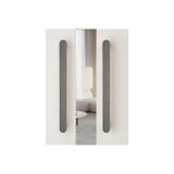 System 9405 Çekme/Sürgü Kapı Kolu Kalaylı Siyah Saten Renk 27.6 Cm (İki Delik Arası Mesafe)