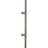 System 9718 Silindir Ince Çizgili Çekme/sürgü Kapı Kolu Koyu Bronz Saten 65 cm (Iki Delik Arası Mesafe)