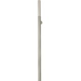 System 9718 Silindir Ince Çizgili Çekme/sürgü Kapı Kolu Nikel Saten Rengi 30 cm (Iki Delik Arası Mesafe)
