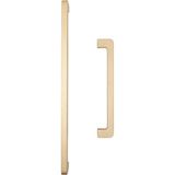 System 9753 Çekme/sürgü Kapı Kolu Pirinç Saten Rengi 32 cm (Iki Delik Arası Mesafe) - 1