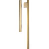 System 9772 Silindir Çizgili Çekme/sürgü Kapı Kolu Altın Saten Renk 49 cm (Iki Delik Arası Mesafe) - 1