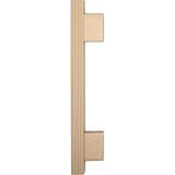 System 9781 Çizgili Çekme/sürgü Kapı Kolu Pirinç Saten Rengi 24 cm (Iki Delik Arası Mesafe)
