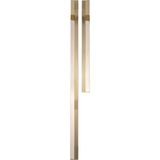 System 9783 Düz/çizgili Çekme/sürgü Kapı Kolu Altın Rengi 89 cm (Iki Delik Arası Mesafe) - 1