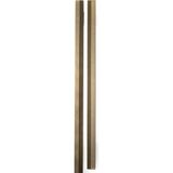 System 9783 Düz/çizgili Çekme/sürgü Kapı Kolu Antik Rengi 24 cm (Iki Delik Arası Mesafe) - 1