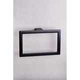 System BA1019 005 AL6 Flat Mat Siyah Halka Havluluk