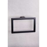 System BA1019 005 AL6 Flat Mat Siyah Halka Havluluk