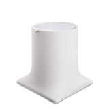 System BA4007 030 R1-CR Beyaz Krom Çöp Kovası