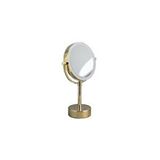 System Banyo Aksesuarları 5 X Gold Masa Üstü Büyüteçli Makyaj Aynası Gold Renk 390x150x125 Mm Altın