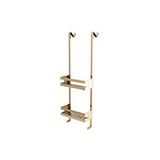 System Banyo Aksesuarları Banyo Duş Raf Sistemi Gold Renk 750x173x242 Mm Renksiz