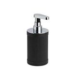 System Banyo Aksesuarları Reçine Tezgah Üstü Sivi Sabunluk Siyah-krom Ba20019 001006 R2-cr - Ba2019 006 R2-cr Renksiz