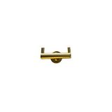 System Banyo Aksesuarları System Bathroom Accessories Hoop Duvara Monte İkili Askılık Altın Saten 45x72x81 Mm Gold