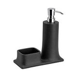 System Banyo Aksesuarları System Deterjanlık Ve Süngerlik Siyah/krom Renk 216x102x195 Mm Çok Renkli