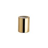 System Banyo Aksesuarları Tezgah Üstü Diş Fırçalığı Gold Renk 102x80x80 Mm Altın