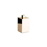 System Banyo Aksesuarları Tezgah Üstü Pamukluk Gold Renk 120x60x60 Mm Altın