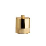 System Banyo Aksesuarları Tezgah Üstü Pamukluk Gold Renk 122x63x95 Mm Altın