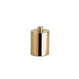 System Banyo Aksesuarları Tezgah Üstü Pamukluk Gold Renk 122x80x80 Mm Altın