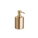 System Banyo Aksesuarları Tezgah Üstü Sıvı Sabunluk 250 Ml Gold Branch-gold Renk 160x80x103 Mm Sarı