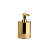 System Banyo Aksesuarları Tezgah Üstü Sıvı Sabunluk 250 Ml Gold Renk 183x63x99 Mm Altın
