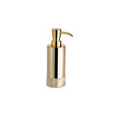 System Banyo Aksesuarları Tezgah Üstü Sıvı Sabunluk 250 Ml Gold Renk 190x60x93 Mm Altın