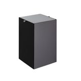 System BANYO ÇÖP KOVASI 4 L - SİYAH/KROM RENK