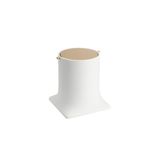 System Banyo Çöp Kovasıı 4 L Beyaz-Gold Renk 247X225X225 Mm Gold Tek Ebat Ba4007 030 R1-Gl