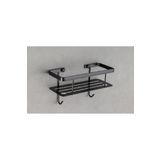 System Banyo Duş Raf Sistemi Siyah Renk 152X112X260 Mm